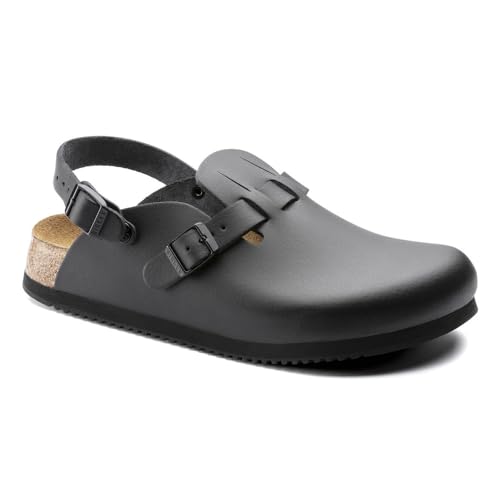 Birkenstock Kay Super Grip Leather Black - Professional Shoes for Women & Mens US M 8.0 / US L 10