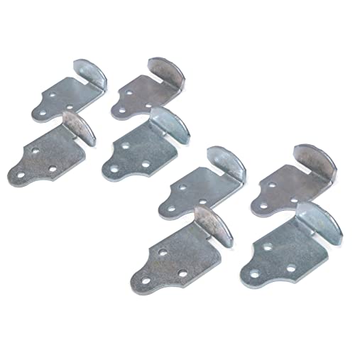 New 8 pc Stake Rack Corner Connector Brackets Set for Utility Trailers Bulkheads