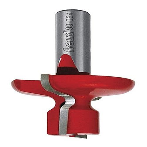 Freud 99-064: 1-3/4' (Dia.) Finger Pull Door Lip Bit with 1/2' Shank, Pack of 1, Perma-SHIELD Coating Red