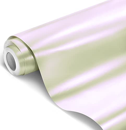 VViViD+ Matte White to Purple Space Pearl Vinyl Car Wrap Film (1.5ft x 5ft)