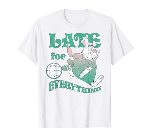Disney Alice In Wonderland Late For Everything T-Shirt