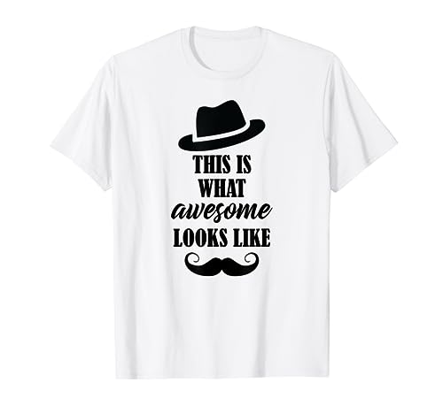 Funny Mustache Shirt Men Handlebar Mustache T Shirt Husband