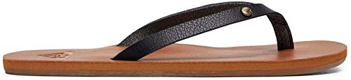 Roxy Women's Jyll Flip Flops, Black, 8 us