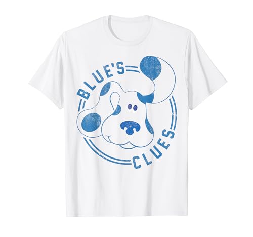 Blue's Clues Blue Big Face Portrait T-Shirt