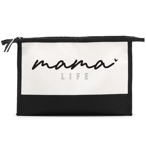 HODREU Gifts for Mom Makeup Bag Best Mom Gifts Mama to Be Gifts Mama Gift Birthday Christmas for Women Female New Mom Mama Mommy Stepmom Mother in Law First Time Mom Gift Cosmetic Bag