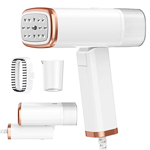 Portable Steamer for Clothes -Fast Heat-up, 1200W, 120ml Water Tank - Portable Wrinkle Remover for Home & Travel (120V Only, Not for Europe)