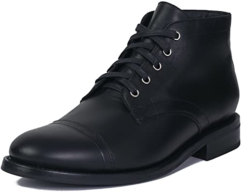 Thursday Boot Company Men's Cadet Cap Toe Boot, Black, 10