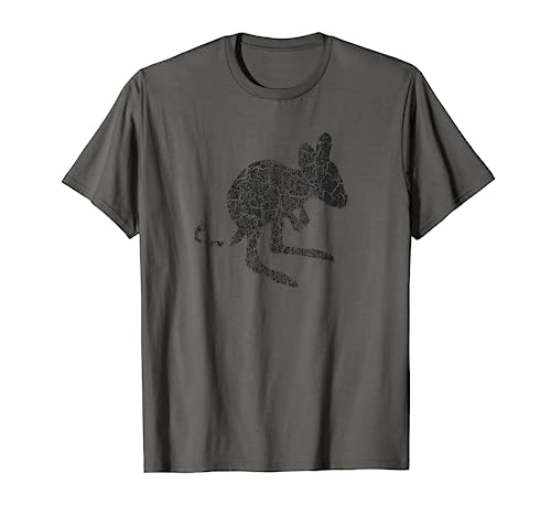 Wallaby Distressed Print - Vintage Wallaby T-Shirt