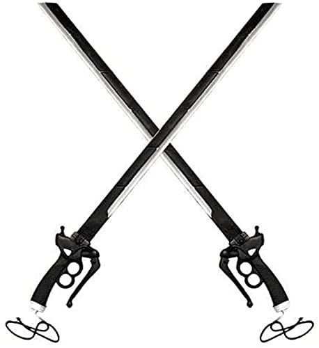2PC COMBO SET 37' Attack on Titan Shingeki Kyojin Fantasy Foam Sword LARP Halloween Costume Cosplay Xmas