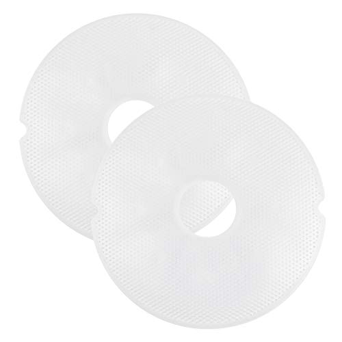 NESCO LM-2-6 Round Plastic Mesh 13 1/2' Clean-A-Screens, for Dehydrators, (Pack of 2)