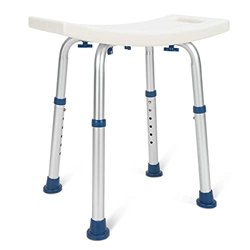 GreenChief Shower Chair for Inside Shower, Narrow Shower Stool Adjustable Bath Seat, Medical Bathtub Stool Small Shower Bench for Elderly, Senior, Handicap, Disabled (300 LBS)