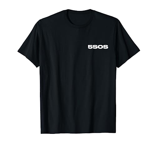 5 Seconds of Summer - Logo Wildflower Back Print T-Shirt