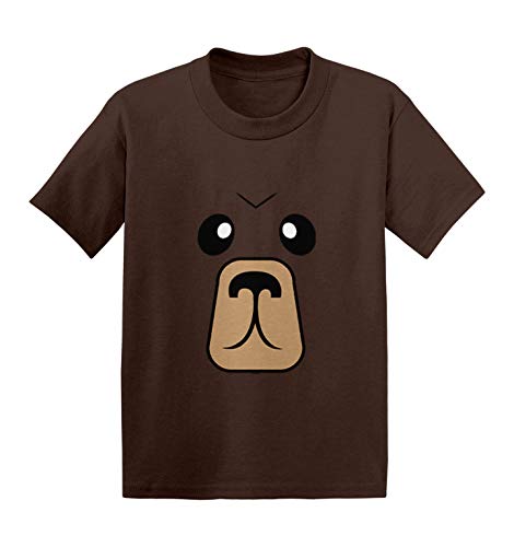 Bear Face - Wild Animal Infant/Toddler Cotton Jersey T-Shirt (Brown, 3T)