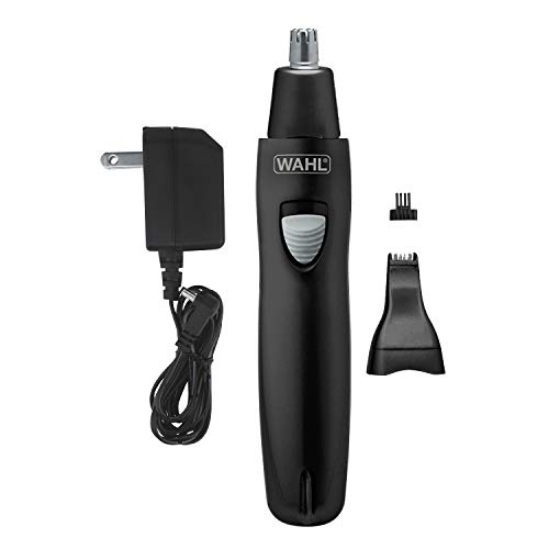 Wahl Groomsman Rechargeable Personal Pen Trimmer & Detailer for Hygienic Grooming with Rinsable, Interchangeable Heads for Eyebrows, Neckline, Nose, Ears, & Other Detailing - Model 3023284
