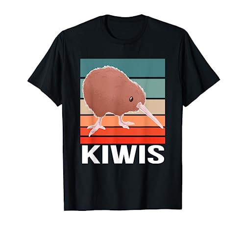 Retro Kiwi Lover Design Bird Vintage Kiwi T-Shirt