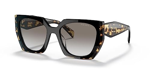 Prada PR 15WS Women's Sunglasses Black/Medium Tortoise/Grey Gradient 54