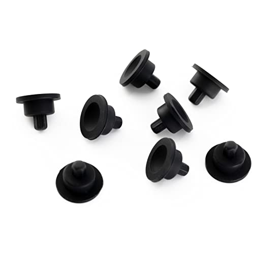 Allstare 815689 Grate Rubber Feet for Wolf CT Gas Cooktop, GR Series Gas Range Burner Grate Pad Range Parts Wolf Gas Cooktop Burner Grate Feet Bumpers Also Fit Other Brand Stove 8 Pack