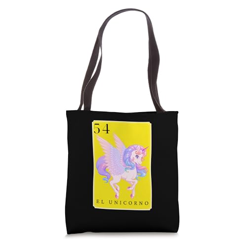 El Unicorno Funny Spanish-Mexican Bingo Cards The Unicorn Tote Bag