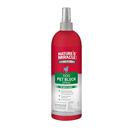 Nature's Miracle Advanced Platinum Dog Pet Block Repellent Spray 16 Fl Oz (Pack of 1)
