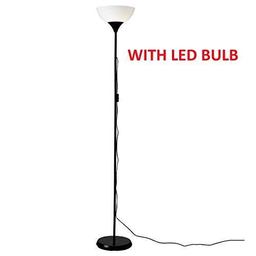 IKEA 101.398.79 'NOT' Floor Uplight Lamp 69-inch includes IKEA LED Light Bulb E26 5W 400 Lumen