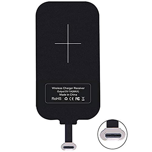 Nillkin Wireless Charging Receiver for Type C Phones, Qi Receiver Module for Samsung Galaxy A14/A23/A53/A52, Google Pixel 3A/2/XL and Android USB C Phones, Wireless Charger Receiver Type C Version