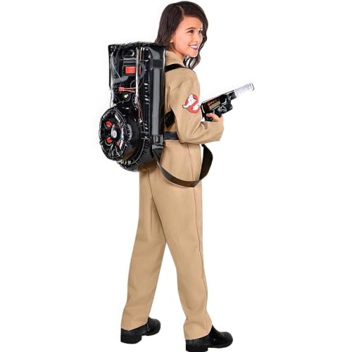 Party City Ghostbusters Halloween Costume with Proton Pack for Children, Small (4-6), with Jumpsuit and Backpack