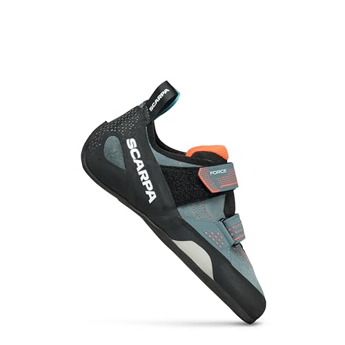 SCARPA Women's Force Rock Climbing Shoes for Gym Bouldering & Sport Climbing - Conifer/Coral - 9-9.5 Women/8-8.5 Men