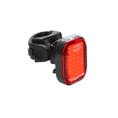 NiteRider Vmax+ 150 Lumens USB Rechargeable Bike Tail Light Powerful Daylight Visible Bicycle LED Rear Light Easy to Install Road Mountain City Commuting Adventure Cycling Safety Flash