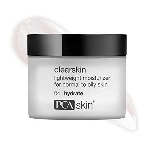 PCA SKIN Clearskin Lightweight Face Moisturizer for Oily Skin, Daily Hydrating Facial Moisturizer for Oily, Acne-Prone, and Sensitive Skin, Quick Absorbing, Reduces Discolorations, 1.7 oz Jar