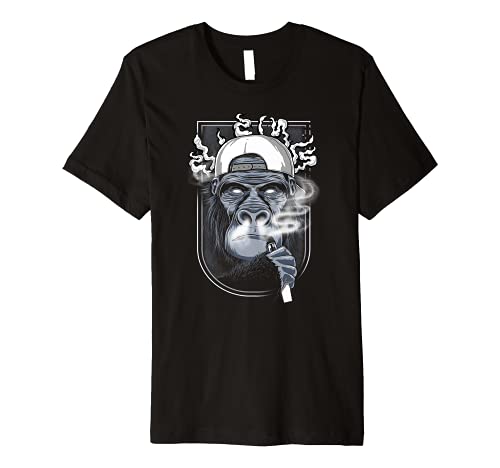 Ape with a Vaper looking chill vaping