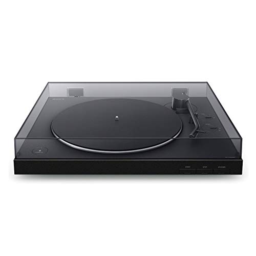 Sony PS-LX310BT Belt Drive Turntable: Fully Automatic Wireless Vinyl Record Player with Bluetooth and USB Output Black