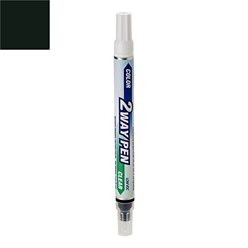 ColorRite Pen for Audi A6 Automotive Touch-up Paint - Brilliant Black LY9B/A2 - Color+Clearcoat Package