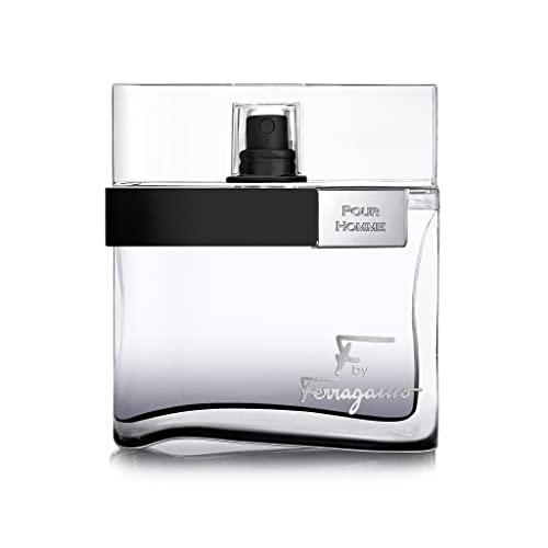 Salvatore Ferragamo Black For Men Eau De Toilette Natural Spray, 3.4 Fl Oz/100 ml