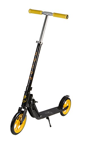 Madd Gear Zycomotion Easy Ride Hydraulic Folding Scooter, Black/Yellow