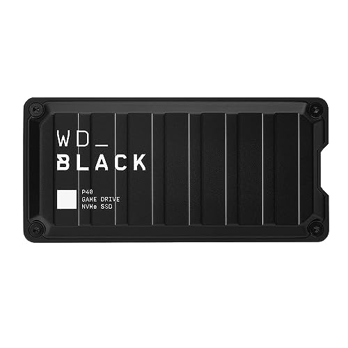 Western Digital 1TB P40 Game Drive SSD - Up to 2,000MB/s, RGB Lighting, Portable External Solid State Drive , Compatible with Playstation, Xbox, PC, & Mac - WDBAWY0010BBK-WESN