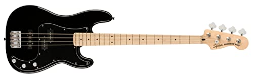 Squier Affinity Series Precision Bass, Black, Maple Fingerboard