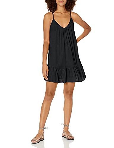 Billabong womens Beach Vibes Swimwear Cover Up, Beach Vibes Black Pebble, Medium US