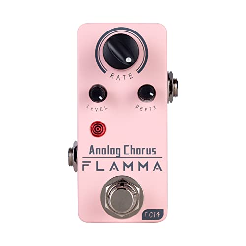 FLAMMA FC14 Analog Chorus Pedal Mini Guitar Effects Pedal True Bypass Portable Durable Metal Shell