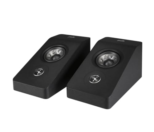 Polk Audio Reserve R900 Height Module Speaker for 3D, Multidimensional Sound, 1' Pinnacle Ring Tweeter & 4' Turbine Cone Woofer, Hi-Res Certified, Dolby Atmos & IMAX Enhanced, Wall Mountable, Black