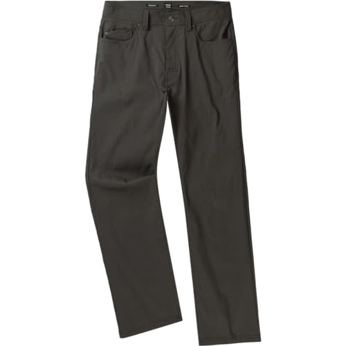prAna Men's Brion Pant, Dark Iron, 34x32