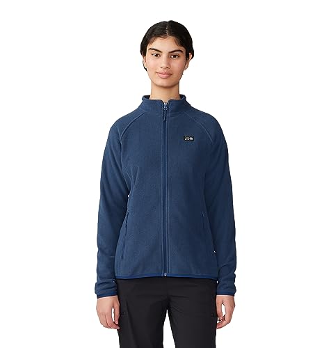 Mountain Hardwear Women's Microchill Full Zip Jacket, Outer Dark Heather, Small