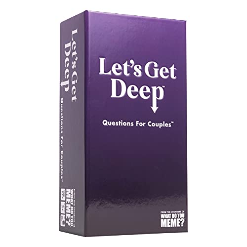 WHAT DO YOU MEME? Let's Get Deep - Conversation Cards for Couples - Love Language Card Game, for Couples