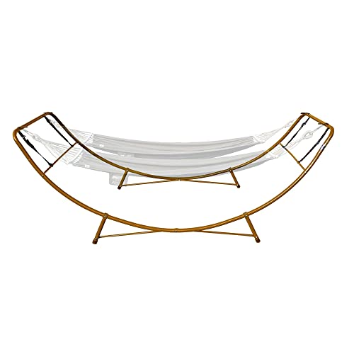 Skybed Universal Hammock Stand, Fits 2 Single Hammocks 7 ft to 14 ft Long or 1 Double Wide, Unique Head Up Mount Option for Dual Hammock Chat Mode, Heavy Duty, 600 Lbs Capacity, Indoor/Outdoor