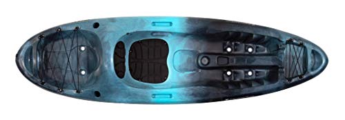 Perception Access 9.5 | Sit on Top Kayak | High Back Seat | Rod Holders | 9' | Dapper