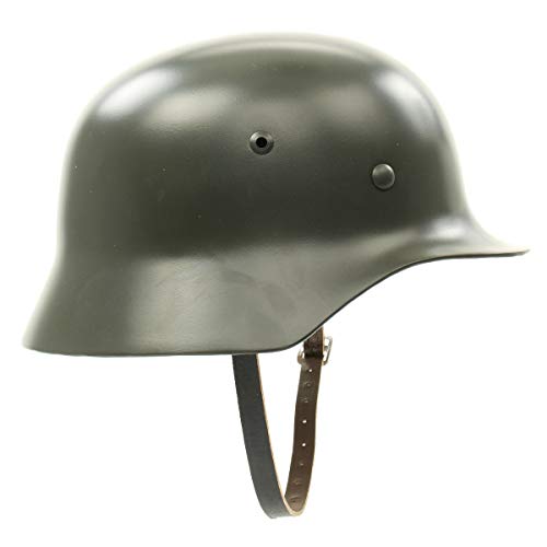 German WWII M35 Steel Helmet- Stahlhelm 35 WW2 M1935- Extra Large Shell- Size 70