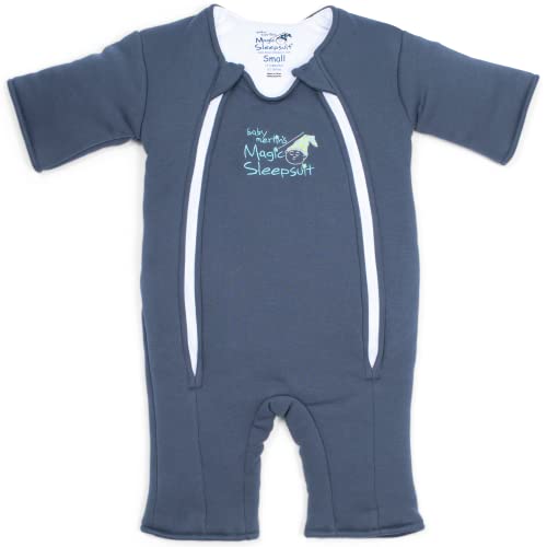Magic Sleepsuit Baby Merlin's 100% Cotton Baby Transition Swaddle - Baby Sleep Suit - Night Sky colour- for 3-6 Months baby