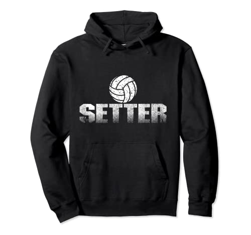 Volleyball Setter for Girls Pullover Hoodie