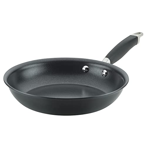 Anolon Advanced Home Hard Anodized Nonstick Frying Pan/Skillet, 10.25 Inch, Onyx