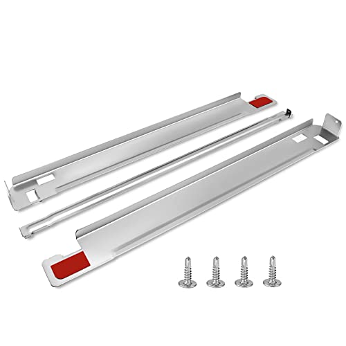 KSTK1 27-inch Laundry Stacking Kit Replacement for LG Washer Dryer Stacking Kit by Blutoget - Solid Metal with Chrome Coated - KSTK1 Stacking Kit with Screws and Instructions - 10 YEARS WARRANTY