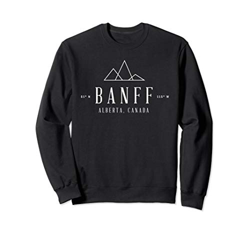 Vintage Banff, Alberta, Canada, National Park Sweatshirt